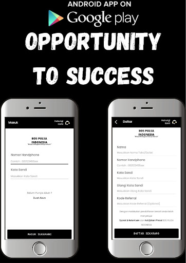 Android application BOSPUL INDONESIA (Pulsa &PPOB) screenshort