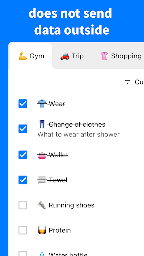 Screenshot of PrepList - Prepare & Remember