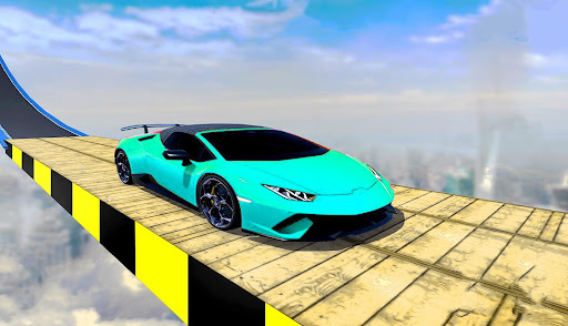 Android application Mega Stunt Ramp Car screenshort