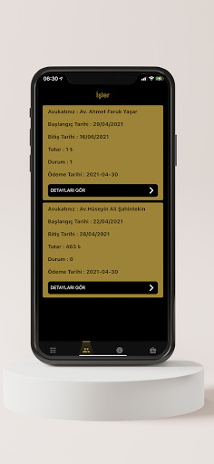 Android application Yasa Avukatlık screenshort