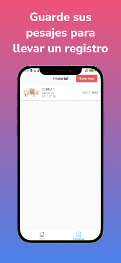 Animal Weight- Pigs and cattle Screen 3