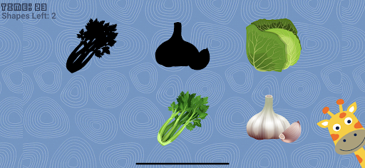 Match Vegetables for Kids Screen 2