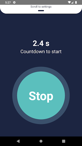 Start Shot Trainer Screen 2