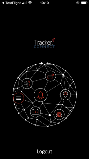 Android application Tracker Connect screenshort