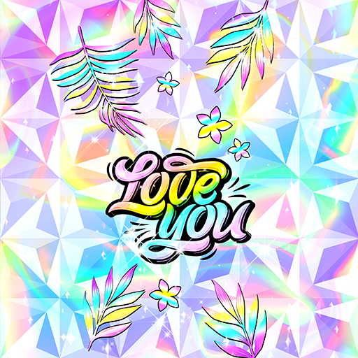 Colorful Hologram - Wallpaper logo