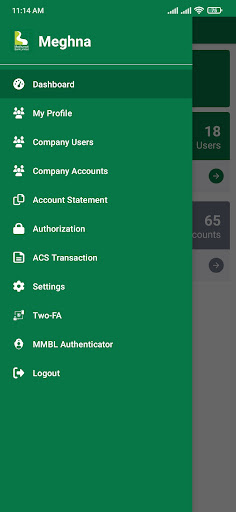 Modhumoti Corporate Banking Screen 3