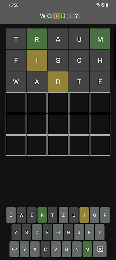 Android application Wordout Worträtsel - Deutsch screenshort
