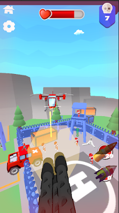 Helicopter Raid 3D: Army Smash - Screenshot 1