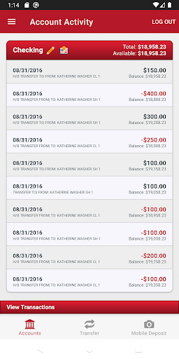 Fayette Federal Employees FCU Screen 3