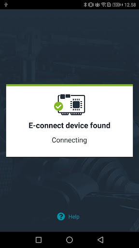 e-connect configuration Screen 2