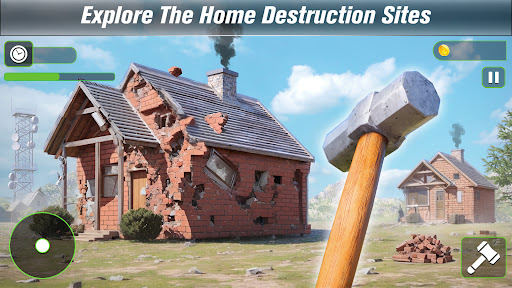 Android application Virtual House Destruction Sim screenshort