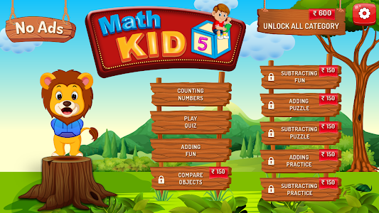Kids Math Game For Add, Divide Unknown