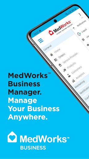 Android application MedWorks Business screenshort