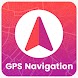GPS Navigation Satellite Map
