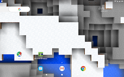 Cube Terrain 3D Live Wallpaper Screenshot