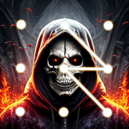 Skull Pattern Lock Screen logo
