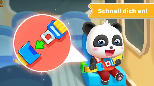 Baby Pandas Schulbus