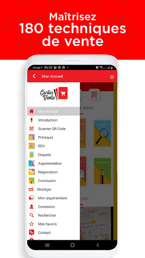 Android application Cartes Vente screenshort