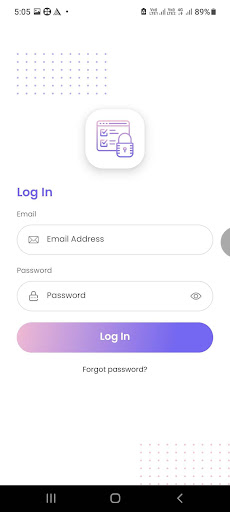 Android application Attention DRT screenshort