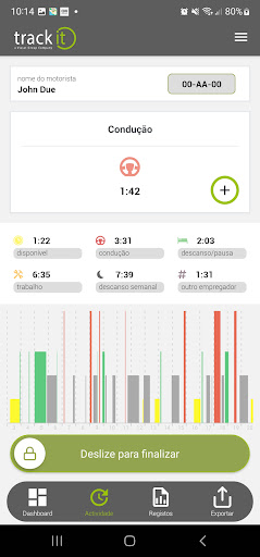 TRACKiT E-Driver Screen 2
