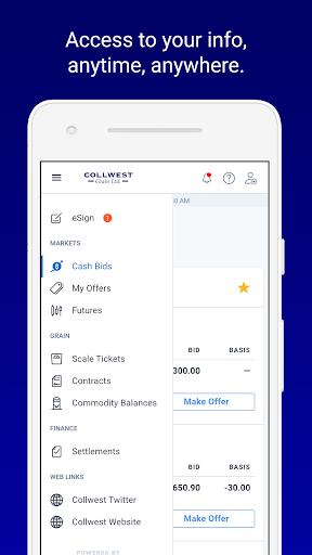 Android application Collwest Grain Ltd. screenshort