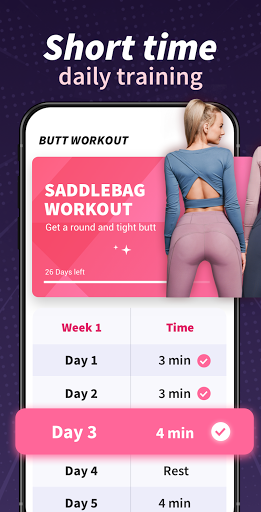 Buttocks Workout - Hips, Legs & Butt Workout 1.0.45 Screenshots 3