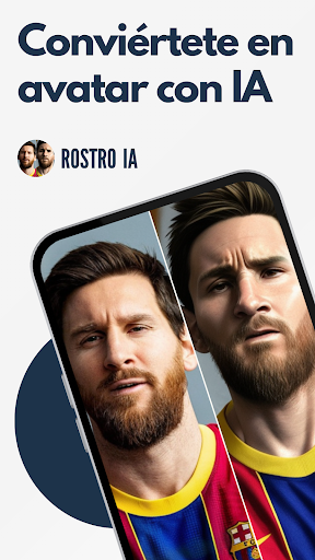 Android application Rostro IA: Crea tu Avatar IA screenshort