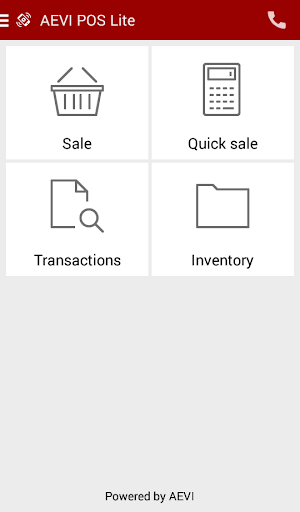 Android application AEVI POS Lite screenshort