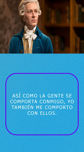 Android application Mozart frases screenshort
