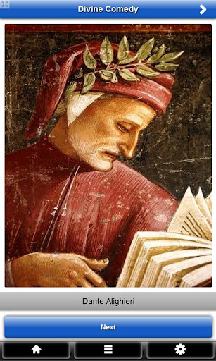 Android application Divine Comedy of Dante screenshort