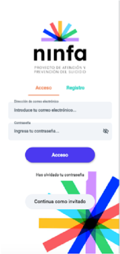 Android application Ninfa screenshort
