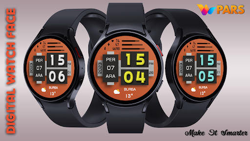 Android application Digital Watch Face screenshort