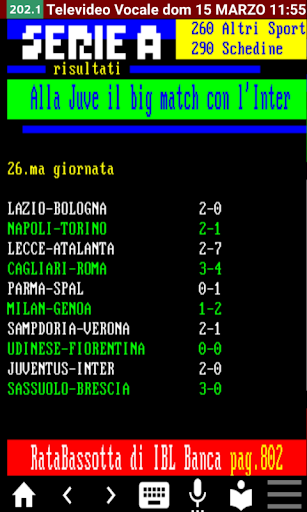 Televideo Vocale 2.x Screen 3