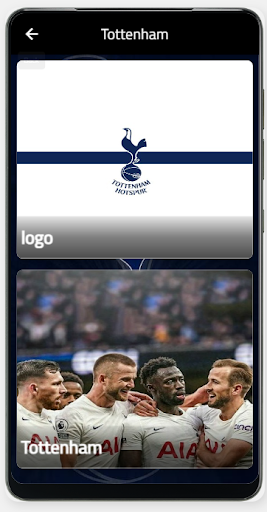 Android application Tottenham Wallpapers screenshort