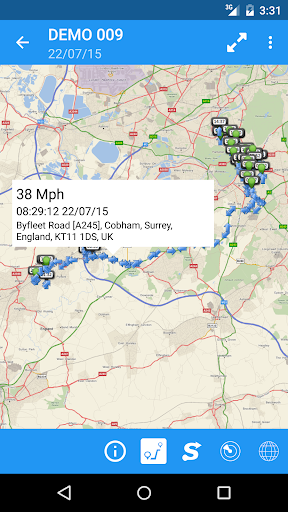 routeMASTER Screen 3