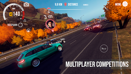 لعبة CPM Traffic Racer مهكرة للاندرويد 4