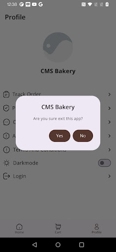 CMS Bakery Screen 2
