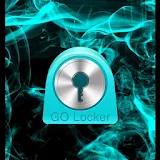 GO Locker Theme Blue Smoke Buy icon
