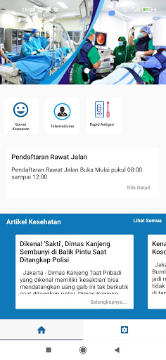 Android application RSUP PERSAHABATAN screenshort