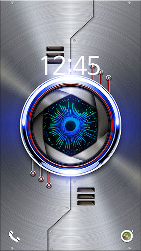 Wallpaper-Robotic HUD Iris Screen 2