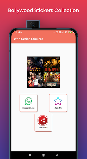 Web Series Stickers Screen 2