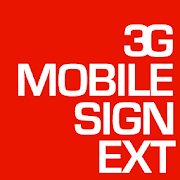 3G Mobile Sign Ext  Icon
