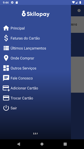 Cartão Skilopay Screen 2