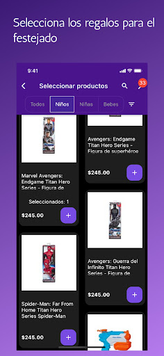 Android application De Para screenshort