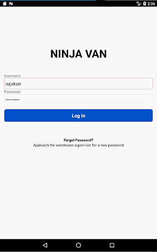 Ninja Middle Mile Driver Screen 3