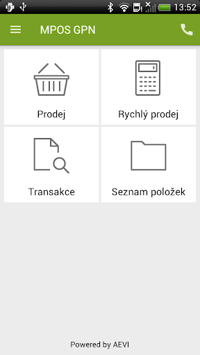 Android application MPOS GPN screenshort