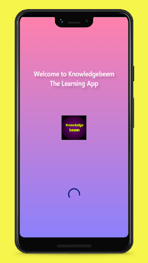 Android application Knowledgebeem - The learning A screenshort