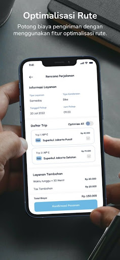 Android application Superkul Driver screenshort