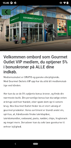 Gourmet Outlet Screen 3
