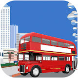 Double Decker Bus Parking 3D icon